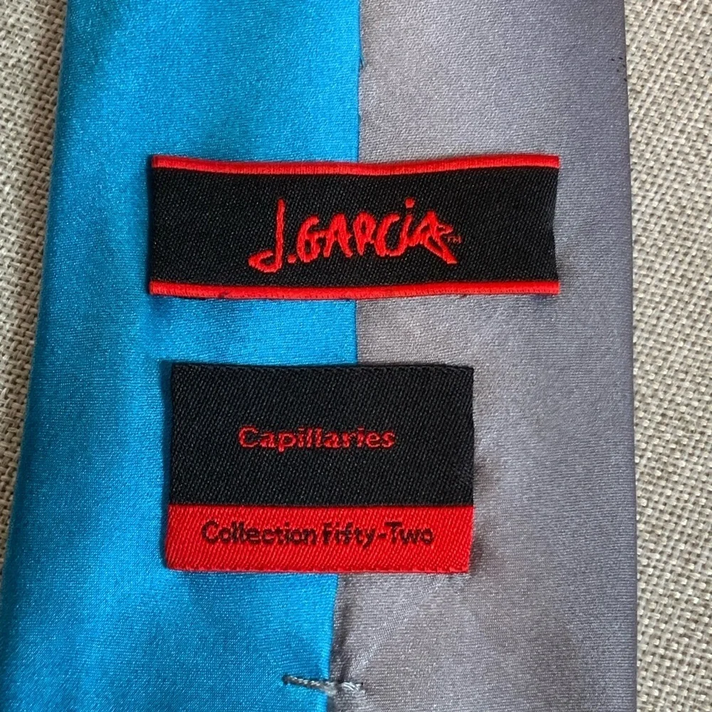 Jerry Garcia Abstract Silk Art Tie